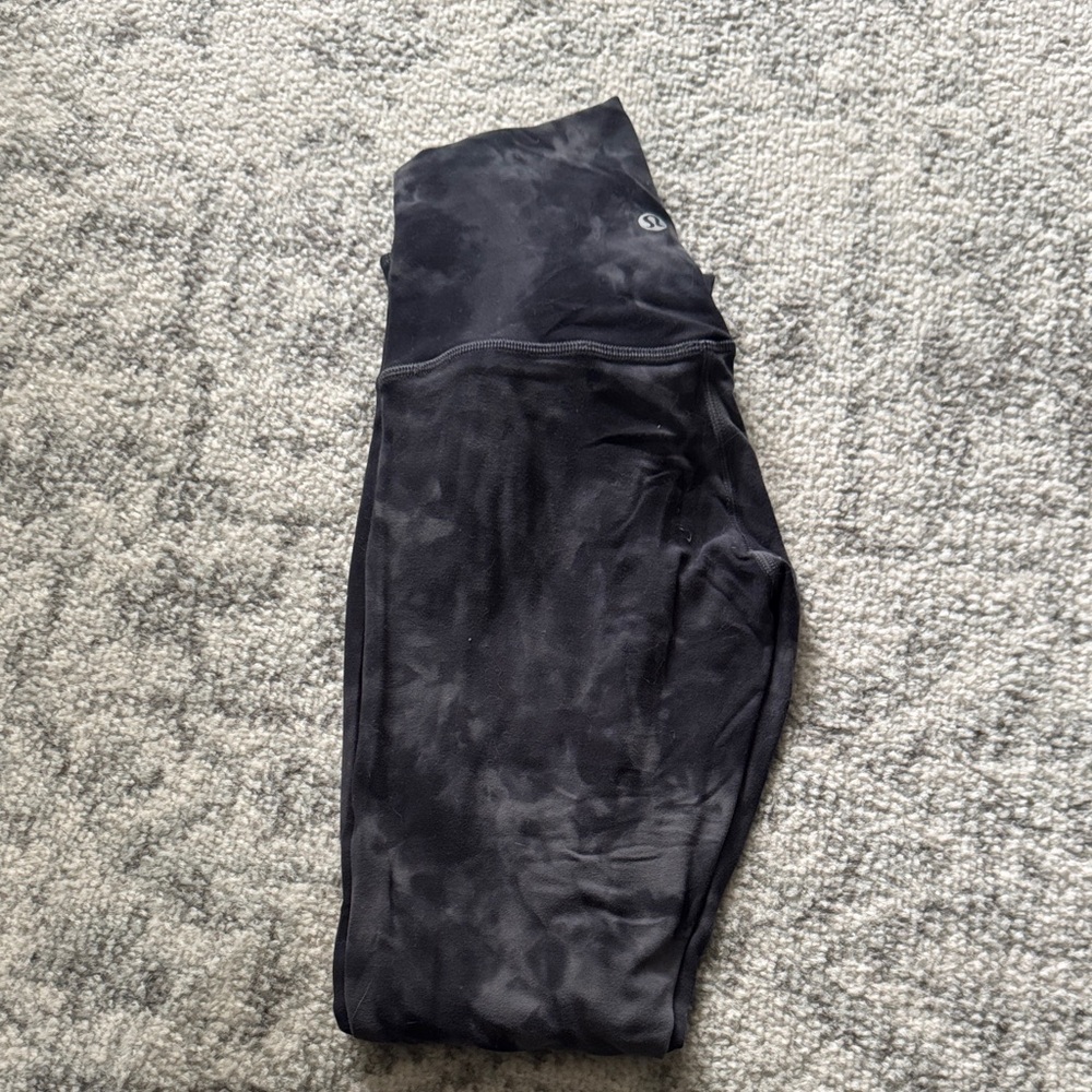 Dyed lululemon align leggings